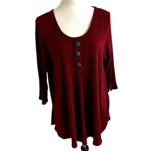 Star Vixen pullover, long, ribbed sweater top